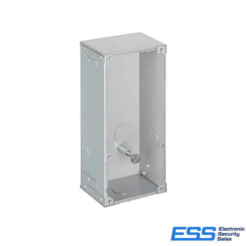 Bticino SURFACE MOUNT BOX STAINLESS STEEL FOR SMALL ENTRANCE PANEL 374004