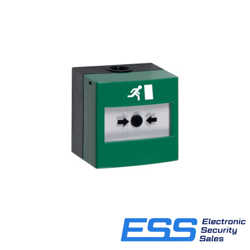 STI Resettable Break Glass IP67 Water-Resistant GREEN (E42054-GRN)