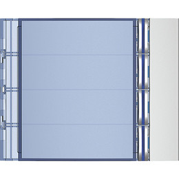 Bticino 352041 SFERA 4 PB FRONT COVER ALLMETAL (E62182)