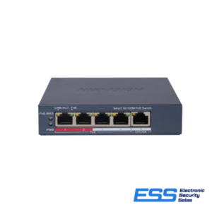 HIKVISION TRANSMISSION 3E1105P-EI 4 PORT MANAGED POE SWITCH, 1X UPLINK, 60W
