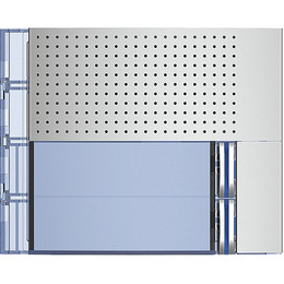 Bticino 351021 SFERA 2 PB BASIC PORTER FRONT COVER ALLMETAL (E62148)