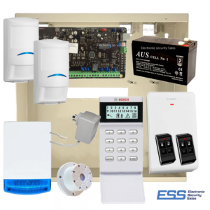 Bosch Solution 3000 Wireless Kit with ICON Keypad, 2x RADION Remotes and 2x Wireless PIR's