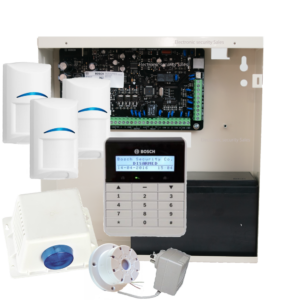 Bosch Solution 3000 Kit with Alphanumeric Keypad and 3x Pet Friendly Tritech's