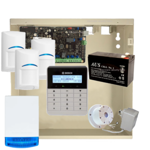 Bosch Solution 3000 Kit with Alphanumeric Keypad and 3x PIR's