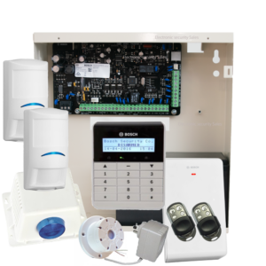 Bosch Solution 3000 Wireless Kit with Alphanumeric Keypad, 2x Premium Remotes and 2x Wireless PIR's
