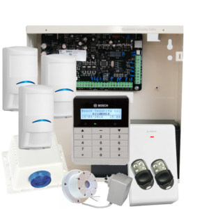 Bosch Solution 3000 Wireless Kit with Alphanumeric Keypad, 2x Premium Remotes and 3x Wireless PIR's