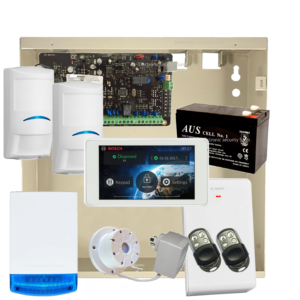 Bosch Solution 3000 Wireless Kit with 5" Touchscreen, 2x Premium Remotes and 2x Wireless PIR's
