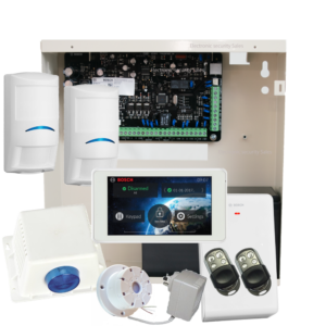 Bosch Solution 3000 Wireless Kit with 5" Touchscreen, 2x Premium Remotes and 2x Wireless Tritech's