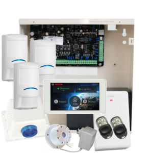 Bosch Solution 3000 Wireless Kit with 5" Touchscreen, 2x Premium Remotes and 3x Wireless PIR's
