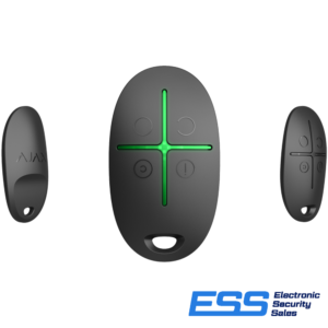 AJAX - Space Fob - 2 Way Wireless 4 Button (Arm/ Disarm/ Stay Arm/ Panic) Key Fob (Black) (E44010-BLK)