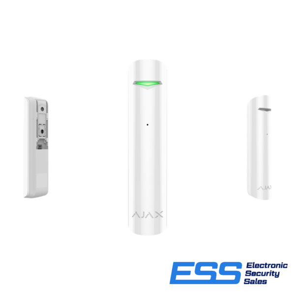 AJAX - Glass Protect - 2 way Wireless Acoustic Glass Break Detector (White) (E44027)
