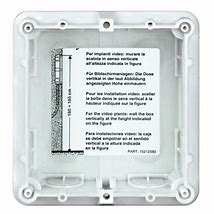 Bticino 350010 SFERA 1 MODULE FLUSH MOUNTED BOX (E62104)