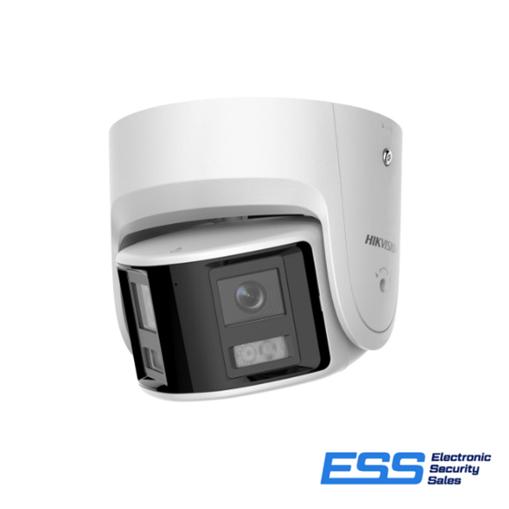 HIKVISION COLORVU 2CD2367G2P-LSU-SL 6MP DUAL LENS STROBE AUDIO TURRET,2.8MM,IR 30M,MIC