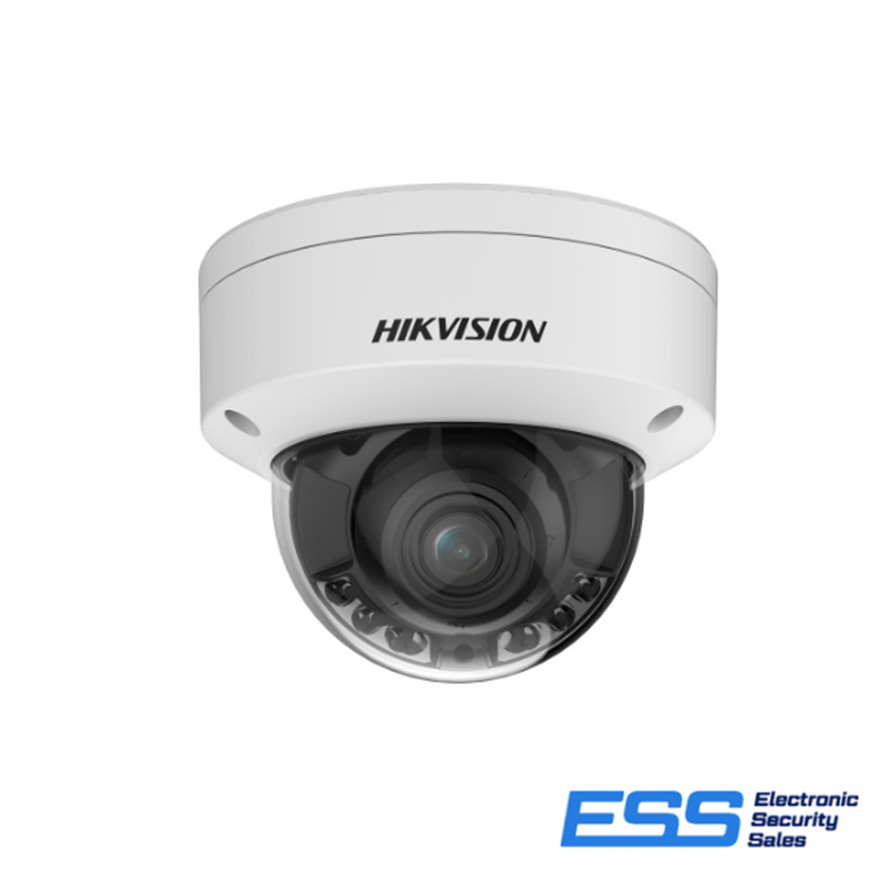 HIKVISION HYBRID COLORVU 2CD2767G2HT-LIZS 6MP DOME CAMERA, VARIFOCAL 2.8-12MM, IR 40M