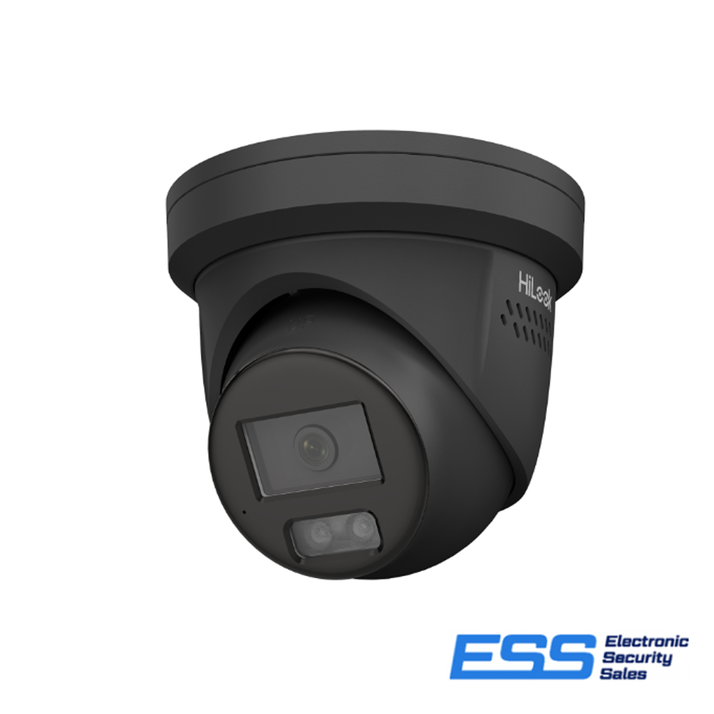 HIKVISION HILOOK T269H-MU-SL 6MP TURRET, BLACK, BLUE /RED, FIXED 2.8MM, IR 30M, MIC